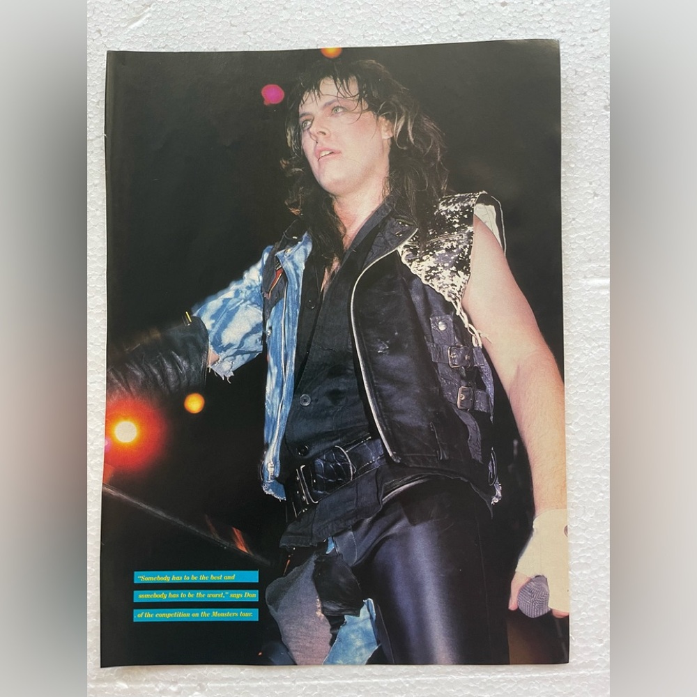 Vintage Dokken’s Don Dokken Pinup